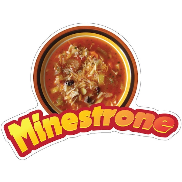 Signmission Minestrone Decal Concession Stand Food Truck Sticker, D-DC-16 Minestrone19 D-DC-16 Minestrone19 - main